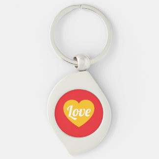 Love,heart,custom Key Ring