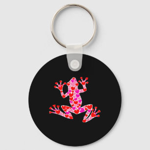 Love Heart Cute Frog Lover Couple Happy Valentines Key Ring