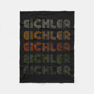 Love Heart Eichler Tee Grunge Vintage Style Black  Fleece Blanket
