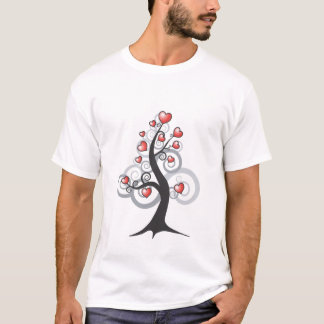 Love heart fantasy tree T-Shirt