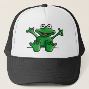 love heart frog trucker hat