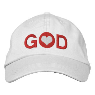 Love Heart God Embroidered Hat