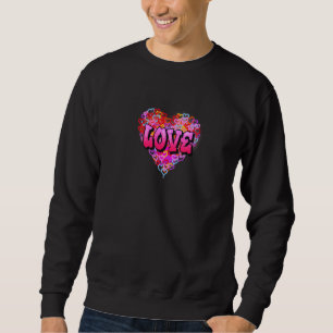 Love Heart Graphic Design for Valentine's Day Love Sweatshirt