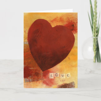 LoVe Heart Holiday Card