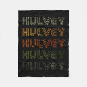 Love Heart Hulvey Tee Grunge Vintage Style Black H Fleece Blanket