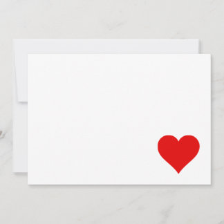 Love - Heart Invitation Card