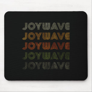 Love Heart Joywave Tee Grunge Vintage Style Black Mouse Pad