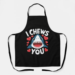 Love Heart Leopard Cute Valentine's Day Apron