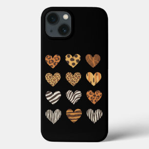 Love Heart Leopard Cute Valentine's Day  iPhone 13 Case
