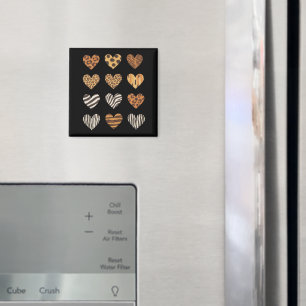 Love Heart Leopard Cute Valentine's Day Magnet