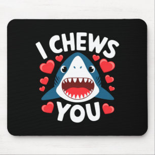 Love Heart Leopard Cute Valentines Day T Shirt Mouse Pad