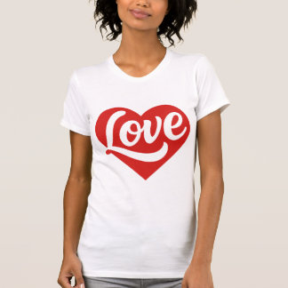 Love Heart Logo – Red Romantic Symbol T-Shirt