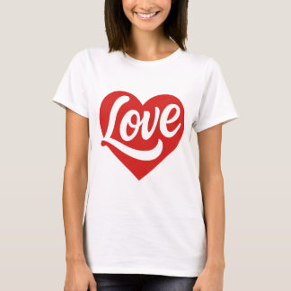 Love Heart Logo – Red Romantic Symbol T-Shirt