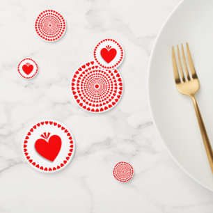 Love Heart Mandala Confetti