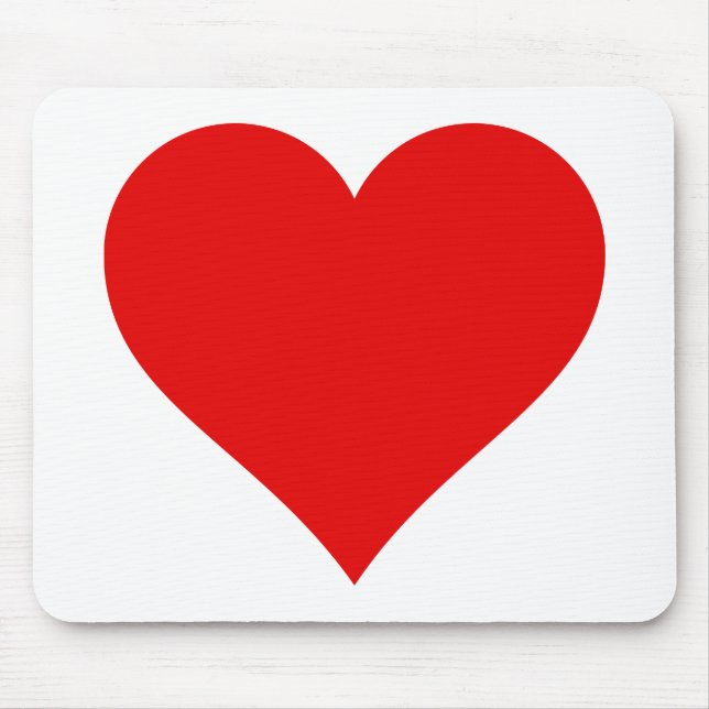 Love - Heart Mouse Pad (Front)