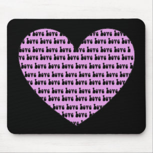 Love Heart Mouse Pad