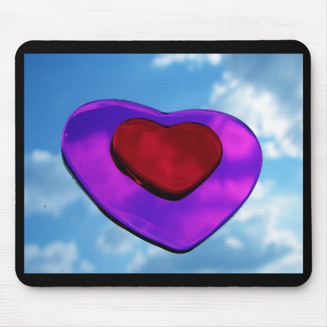 Love Heart Mouse Pad (Front)