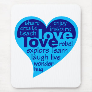 Love Heart mousepad