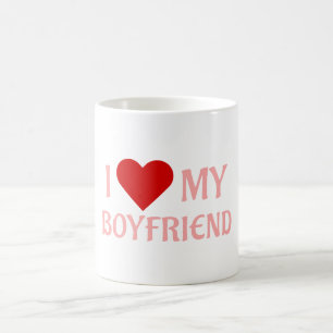 love heart my boyfriend romance valentines pink coffee mug