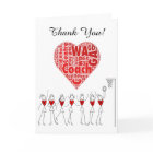 Love Heart Netball Coach Thank You