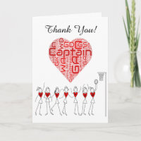 Love Heart Netball Thank You