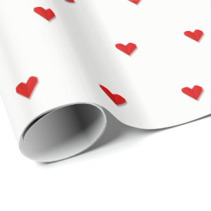 Love Heart Origami Vector Pattern Wrapping Paper