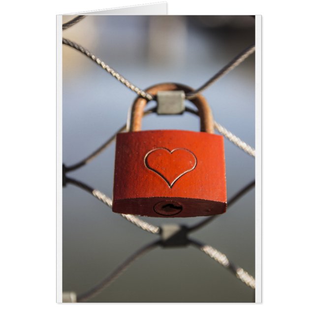 Love Heart Padlock (Front)