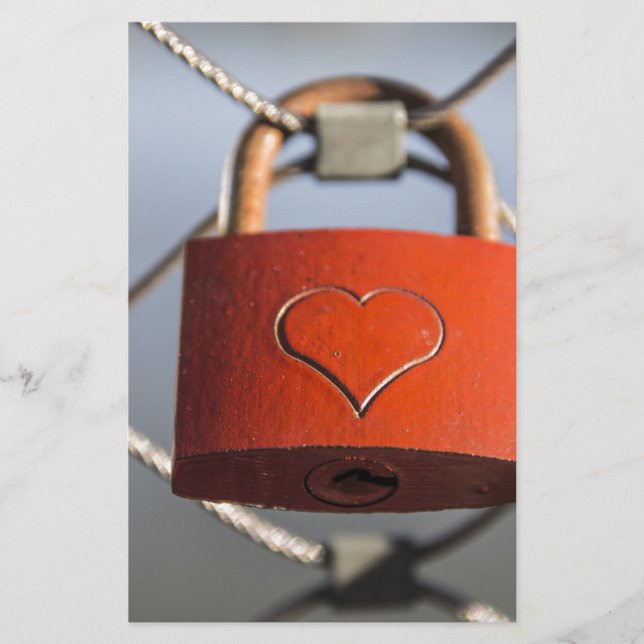 Love Heart Padlock (Front)