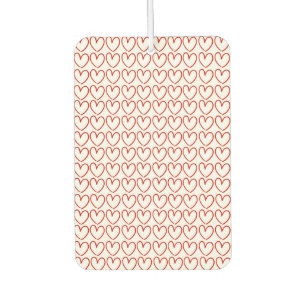 Love heart pattern car air freshener
