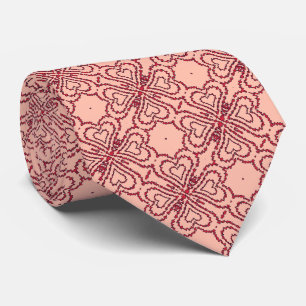 Love Heart Pattern Tie