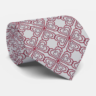 Love Heart Pattern Tie