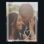 Love heart personalised photo custom made faux canvas print<br><div class="desc">Love heart personalised photo custom made faux canvas. Simply upload your own photograph to this canvas and reposition or crop to get the best fit. Wall art photo gifts made by you from Ricaso</div>