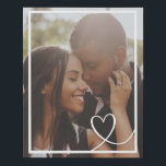 Love heart personalised photo custom made faux canvas print<br><div class="desc">Love heart personalised photo custom made faux canvas. Simply upload your own photograph to this canvas and reposition or crop to get the best fit. Wall art photo gifts made by you from Ricaso</div>