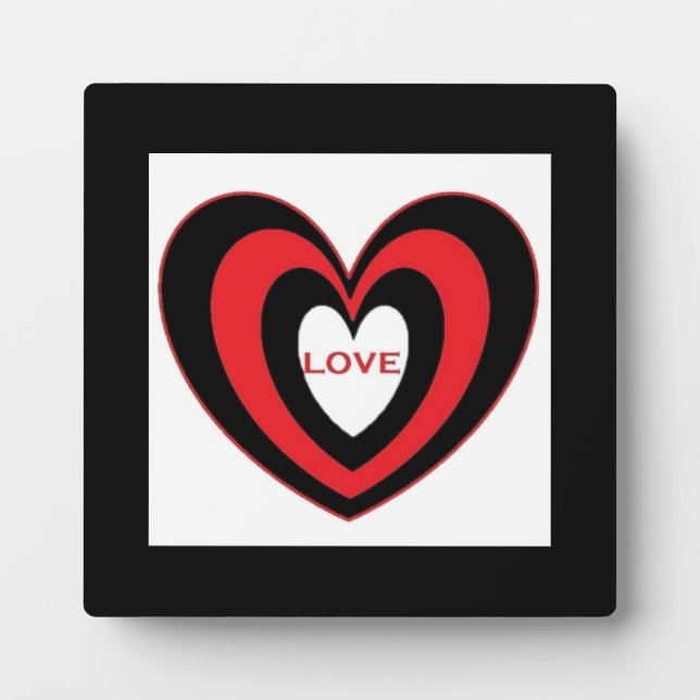 LOVE HEART PLAQUE (Front)