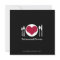 Love Heart Plate Rehearsal Dinner Invitation - Red