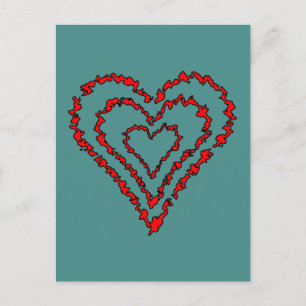 Love Heart Postcard