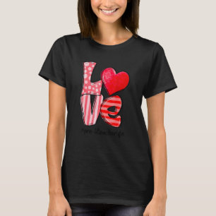LOVE Heart Pre K Teacher Life Cute Valentine's Day T-Shirt