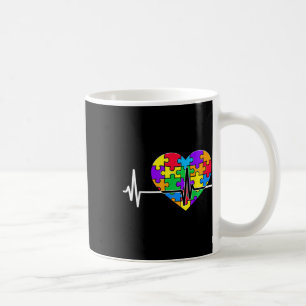 Love Heart Puzzle Acceptance Men Women Kids Autism Coffee Mug
