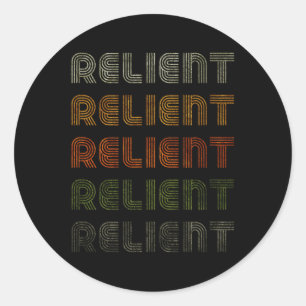 Love Heart Relient Tee Grunge Vintage Style Black Classic Round Sticker