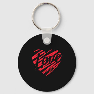 Love Heart Romantic Valentines Day Cute Lover Gift Key Ring