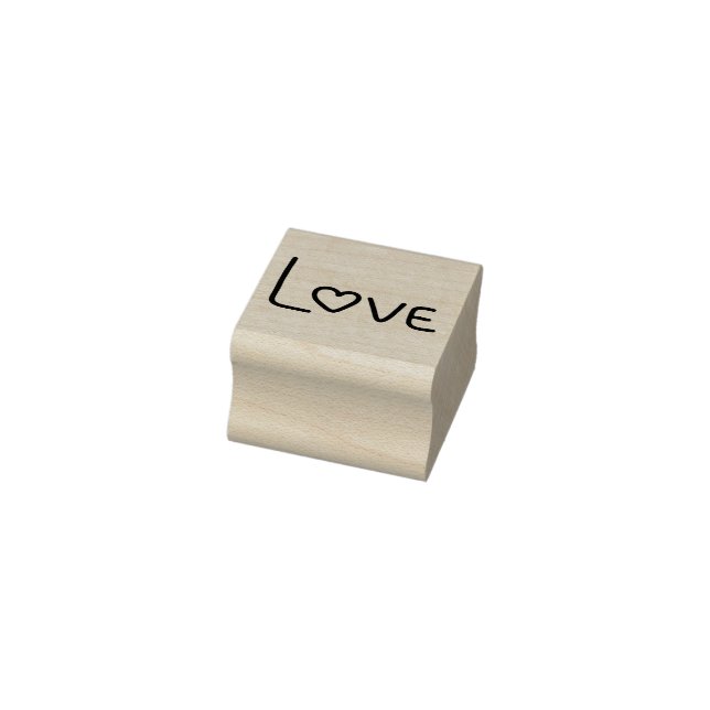 Love Heart Rubber Stamp (Stamp)