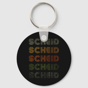 Love Heart Scheid Tee Grunge Vintage Style Black S Key Ring