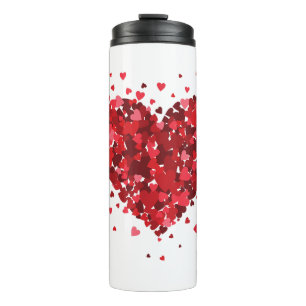 Love Heart Shirt For Womens Girls Boys Hearts Wome Thermal Tumbler