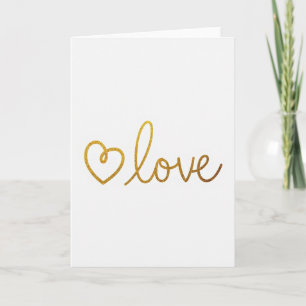 Love Heart Sparkle Card