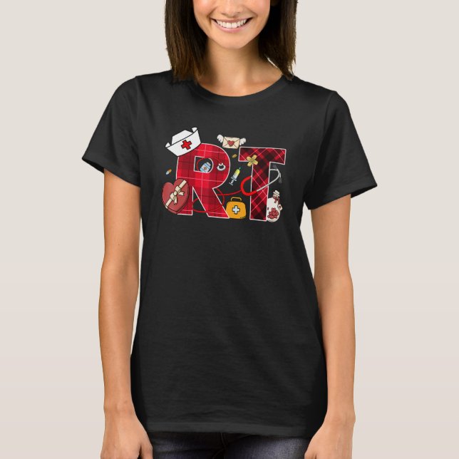 Love Heart Stethoscope Respiratory Therapist Life  T-Shirt (Front)