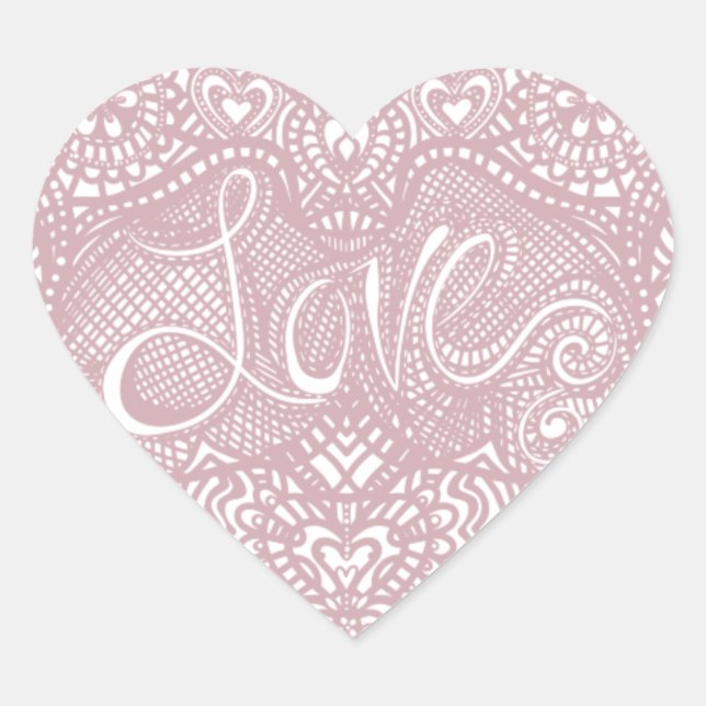 Love Heart Sticker (Front)