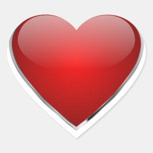 Love heart sticker