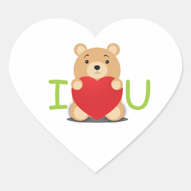 Love Heart Sticker (Front)