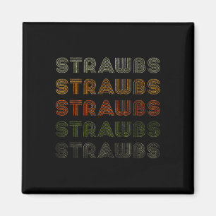 Love Heart Strawbs Tee Grunge Vintage Style Black Magnet