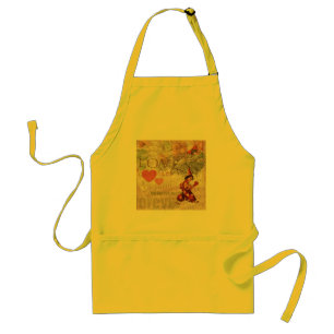 Love Heart Sweetheart Valentine Cherub Standard Apron